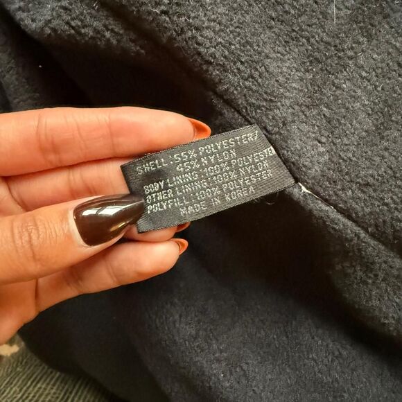 Express Women's Gray Silver Metallic Charcoal Belted Utility Jacket, Size Small - Picture 7 of 8